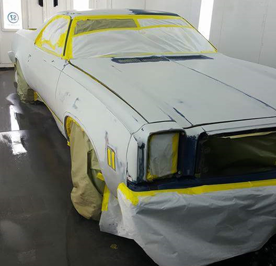 White Truck painted by First Choice Auto BOdy Shop